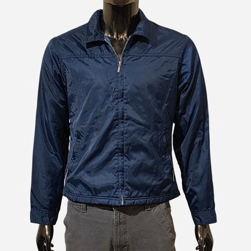 Rare Vintage 80s/90s Aéropostale "Compagnie Générale" midnight navy blue windb - product listing photo
