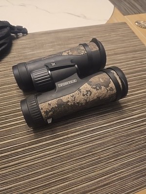 Vortex Crossfire HD 10x42 Binoculars In Camouflage Finish with Case and Strap