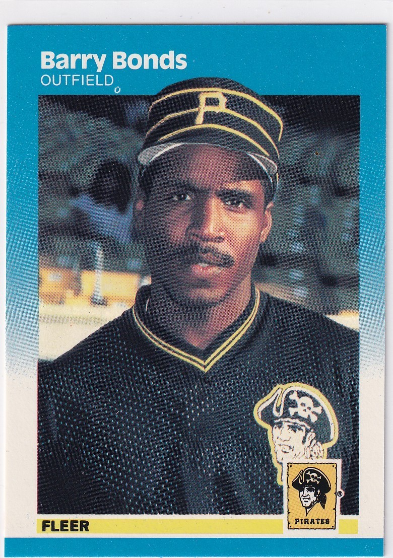 BARRY BONDS 1987 FLEER BASEBALL GLOSSY #604 (RC) PITTSBURGH PIRATES