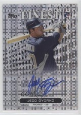 2013 Topps Finest Rookie Refractor X-Fractor 82/149 Jedd Gyorko #RA-JG Auto hv1