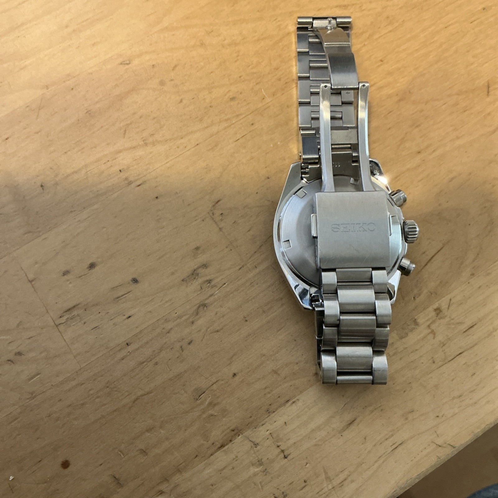 Seiko ssc813 Chronograph Quartz Stainless Steel Men's Wristwatch Box & Papers image 3