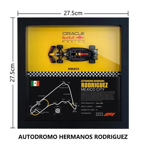 Red Bull Racing RB20 F1 Car Model Display Frame diecast formula one - Picture 18 of 24