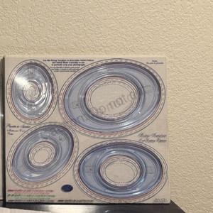 Creative Memories Custom Cutting System Oval Patterns with Template
