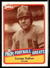 1989 Swell Greats George Trafton #22 Chicago Bears