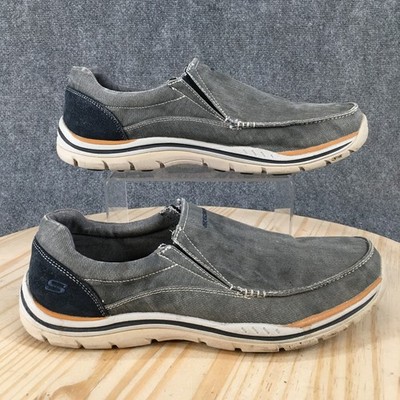 Skechers Expected Avillo Shoes Mens 12 Casual Slip On Moc Loafers 64109 Gray