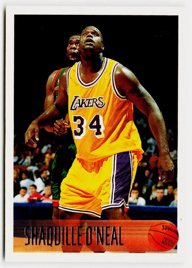 Shaquille Oneal trading card