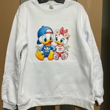 Women Printed Pullovers Sweatshirt Crew Neck