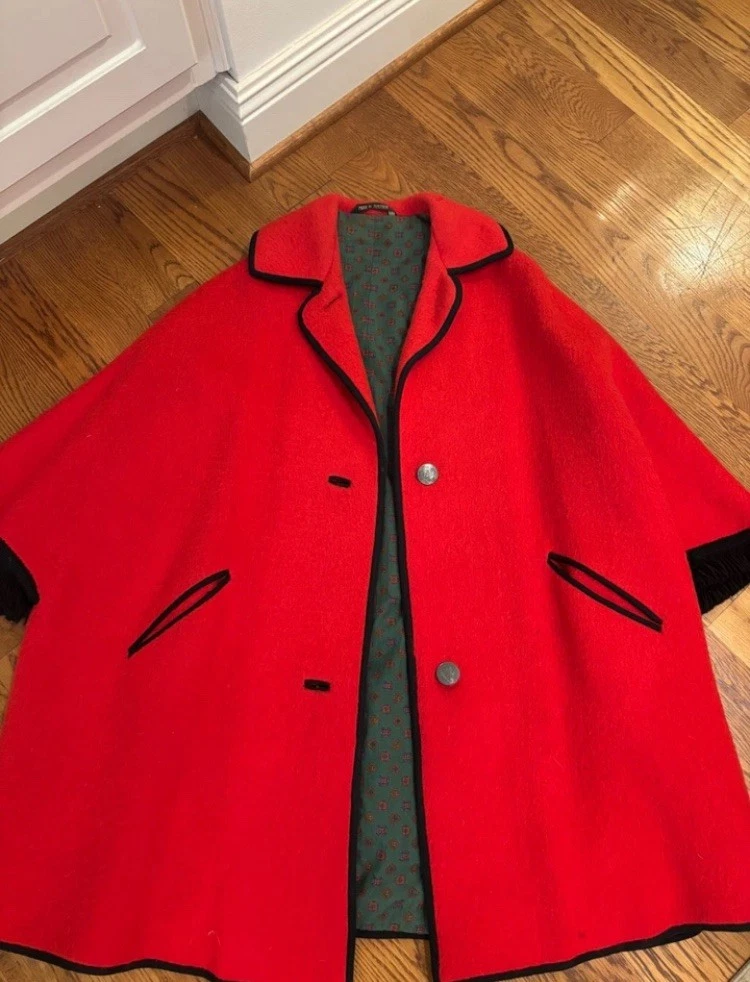 100% Wool Material Vintage Coats, Jackets & Vests for Women for