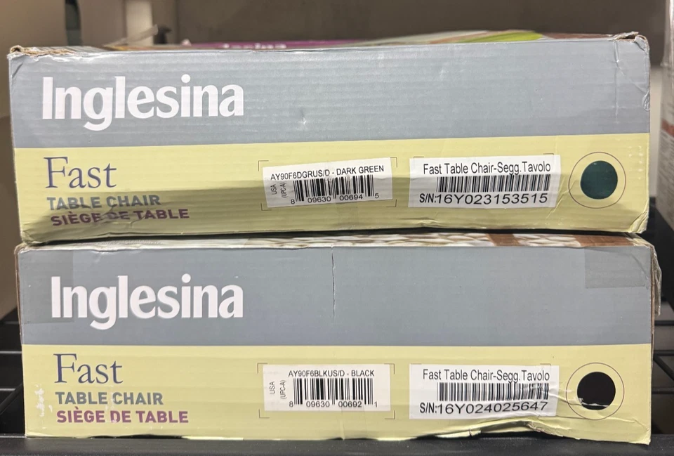 Cadeira de mesa Inglesina Fast 1-3 anos - Cores sortidas (caixa aberta) caixa danificada - Imagem 2 de 3