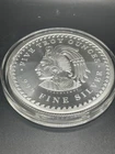 5 oz.  Silver Round Aztec Calendar