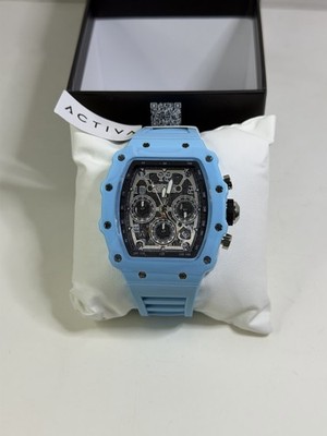 Activa Fury X Invicta Men's Watch w/ Skeleton Dial - 44.3mm Blue Chronograph NEW