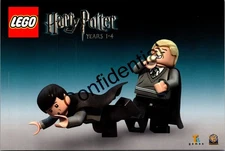 2009 Oversized Lego Harry Potter Warner Bros Video Games Advertising Postcard