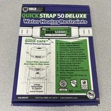 NEW HoldRite QuickStrap QS 50-D Water Heater Restraints - Rated Up To 80 Gallon