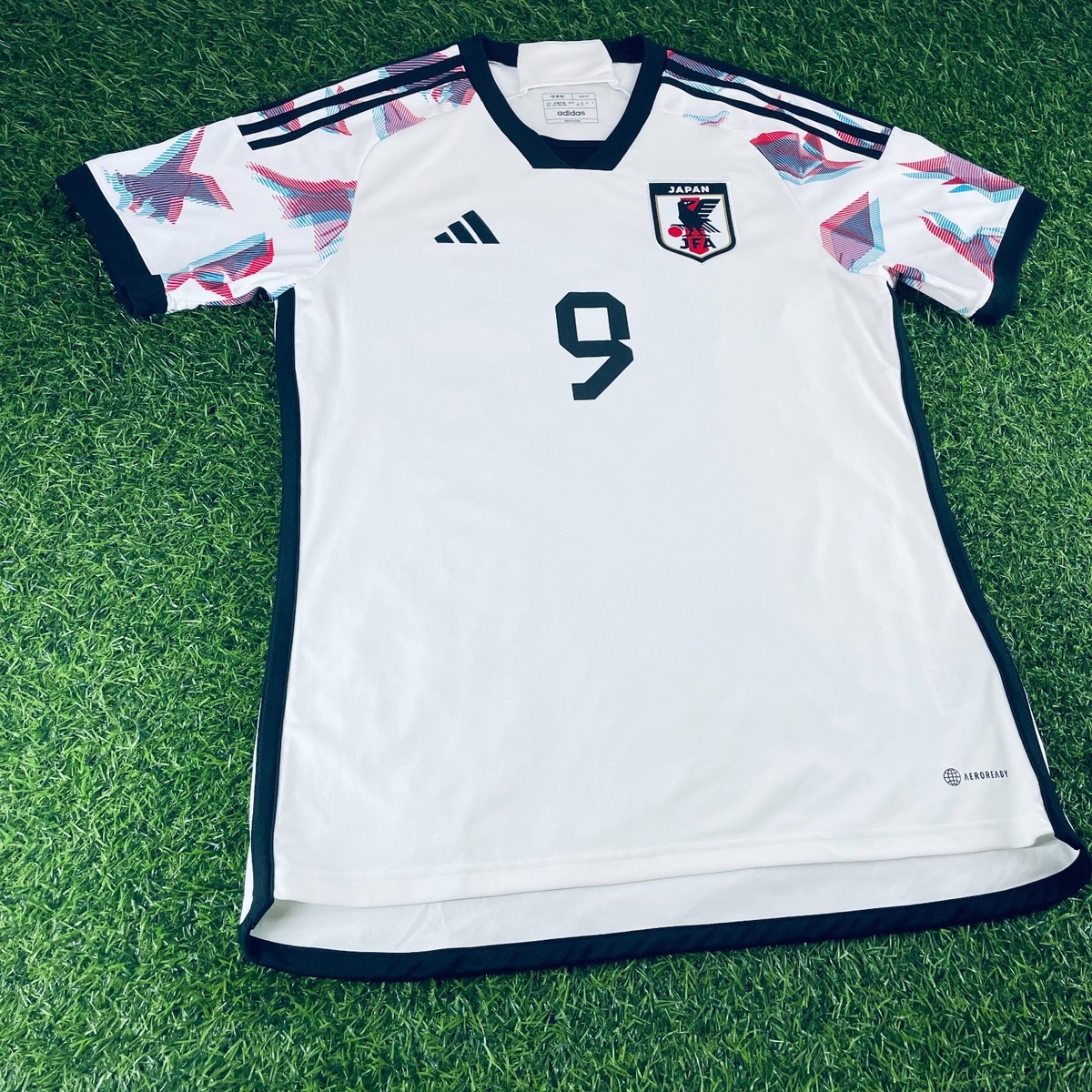 Kaoru Mitoma Japan 2022 Official Away Jersey Shirt Kit – JPN 2XL