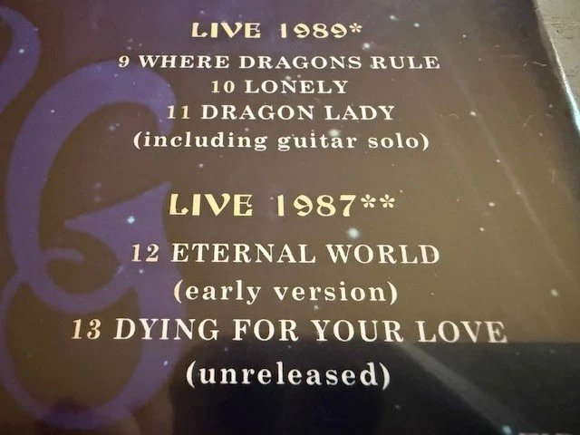 CRIMSON GLORY - TRANSCENDING INTO GLORY (DEMOS/RARITIES 85/89) L IM. CD MIDNIGHT - Image 4 of 4