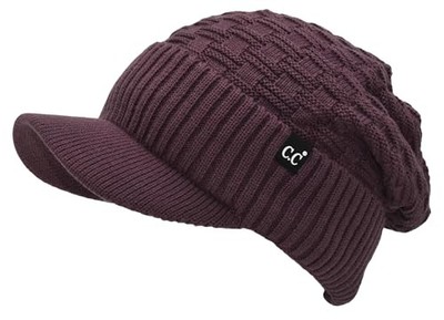 Beanie Fuzzy Fleece Lining Warm Oversized Chunky Soft One  display picture 3
