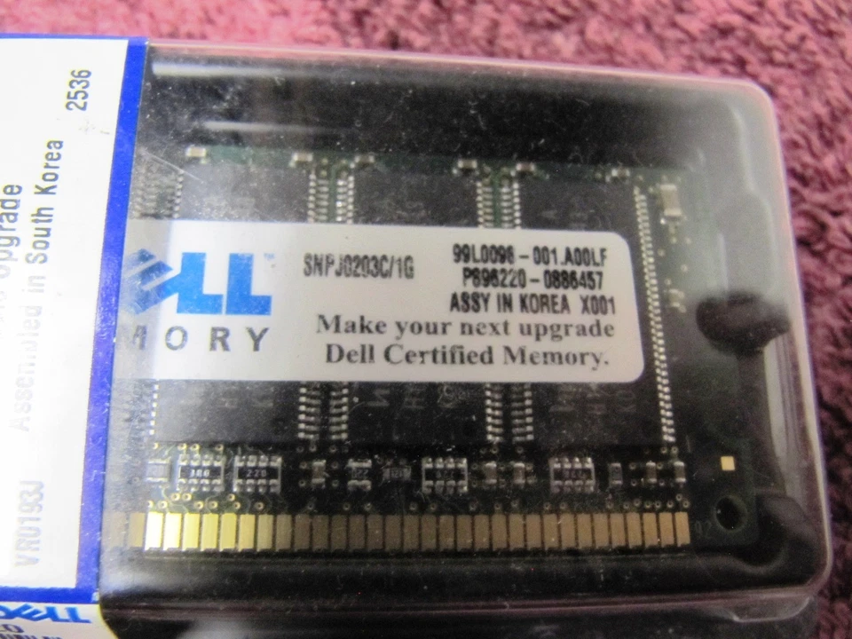 Brand New Dell 1GB PC-3200 DDR-400 SNPJ0203C/1G Memory RAM Dimension B1102400 - Image 3 of 4