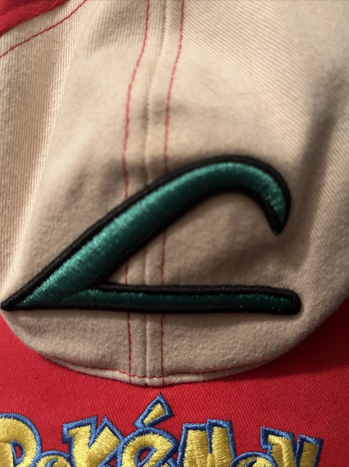 Sombrero Pokemon Vintage Niños Bordado Ceniza, Worlds Greatest Master Limited Raro Foto 4 de 4