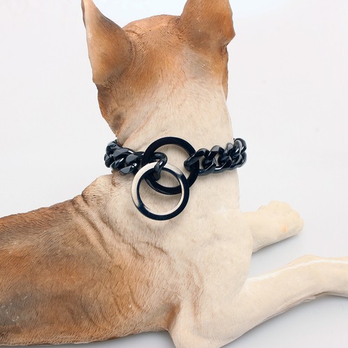 Pet Collar Cuban Miami Link Chain 