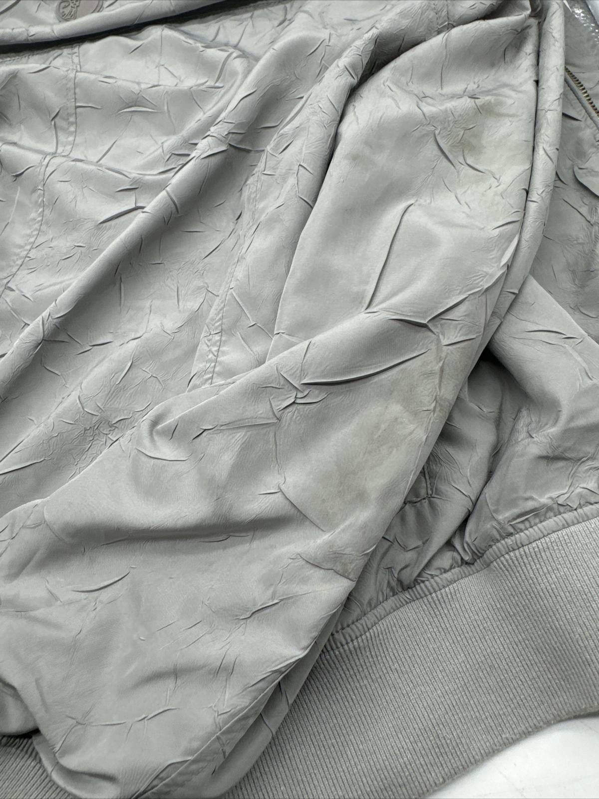 Versace Collection Gray Texture Wind Breaker Jack… - image 12