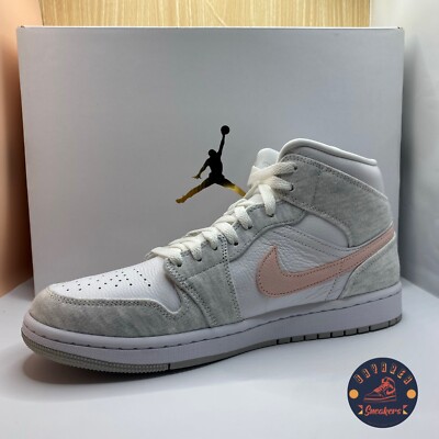 ウィメンズ Nike Air Jordan 1 Mid SE Light Iron Ore Nike Air Jordan 1 Mid SE Light Iron Ore Pink Gray White