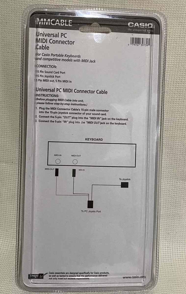 Casio keyboard midi output 2025