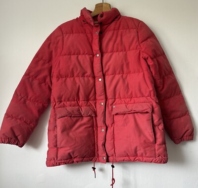 Ralph Lauren Denim And Supply Red Puffer 75% Down Coat Size Medium Heavy