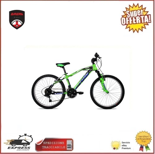 Bici 24 Bambino Mtb 18V Bicicletta Ragazzo Brera Fire Gti Ammortizzata 8\u003e11  Anni | eBay