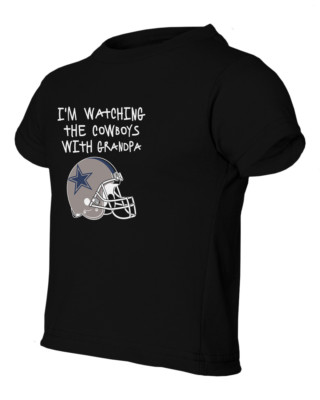 Dallas Cowboys Watching With Grandpa Toddler T-Shirt | eBay