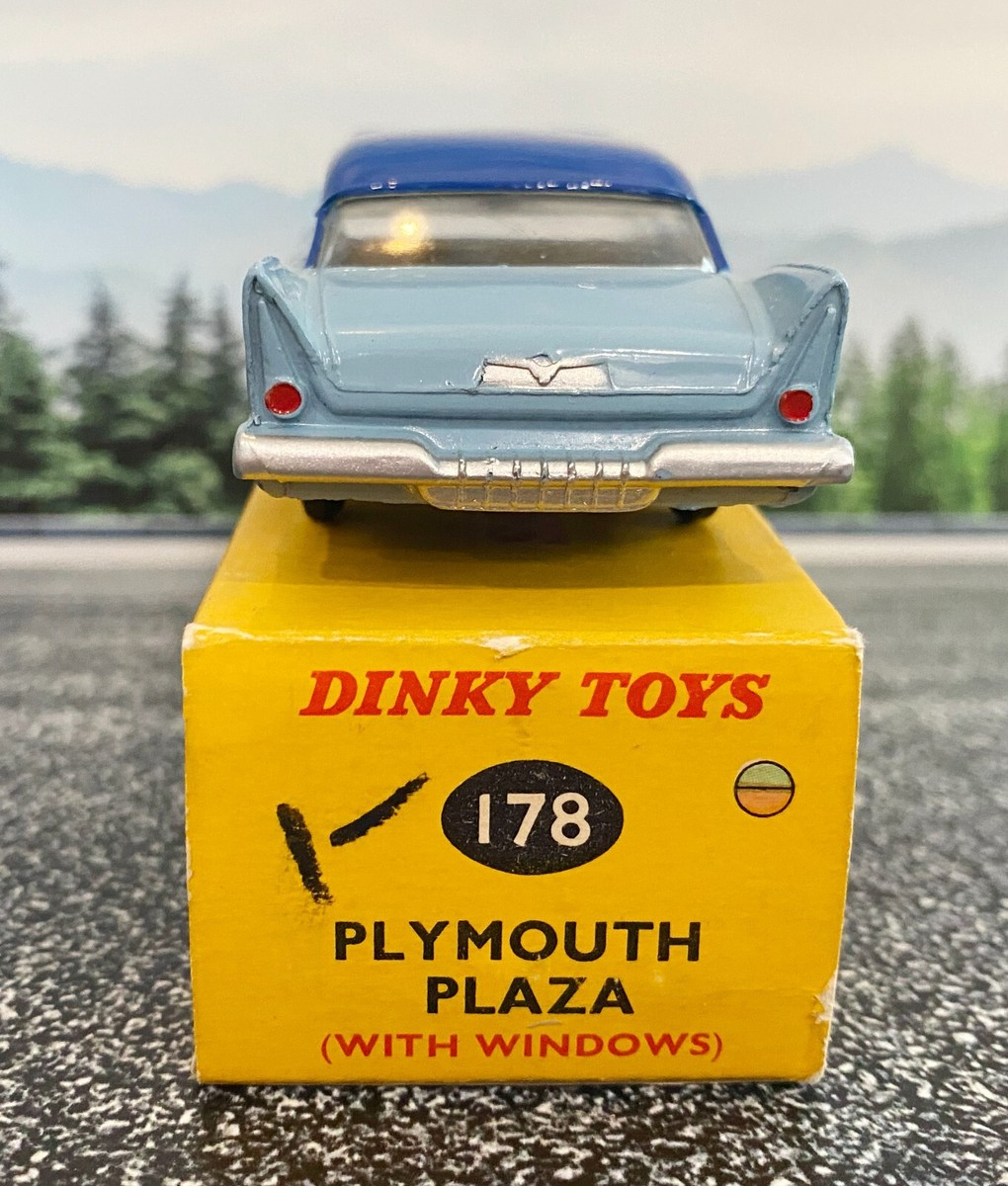 DINKY TOYS #178 - PLYMOUTH PLAZA - TWO TONE BLUE **BEAUTY** IN