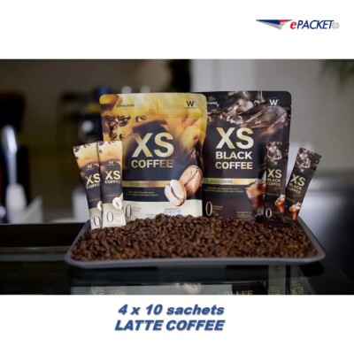 Wink White XS Black Latte Instant Coffee Mixed Powder Healthy