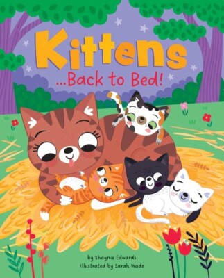 Gute-Nacht-Geschichten- & Bilderbuch Kätzchen zurück ins Bett Kinder lesen.