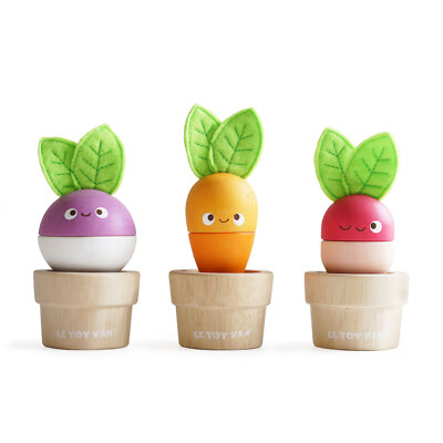 Stacking Veggies / Steckspiel Gemüse, Le Toy Van PETILOU Holzspielzeug (PL121)