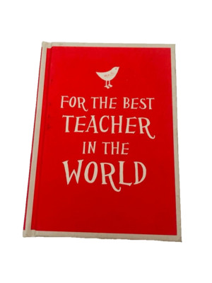 For the Best Teacher in the World Book -Presents for teachers-gift for teachers