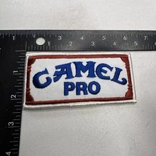 Vintage Car Racing Motorsports Tobacco Sponsor CAMEL PRO Advertising Patch 53TY