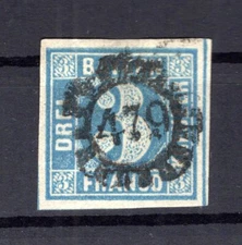 Bavaria Number Stamp gMR479 2 Impeccable Postmarked (B5888