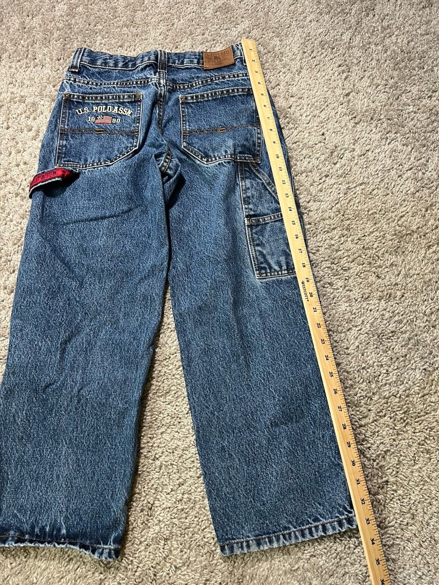 US POLO ASSN ASSOCIATION CARPENTER JEANS 10 Skate Baggy Y2K