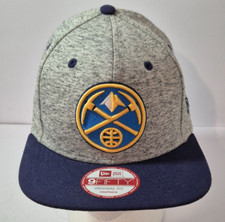 NBA Denver Nuggets Basketball Team Baseball Cap Hat OSFM New Era 9Fifty