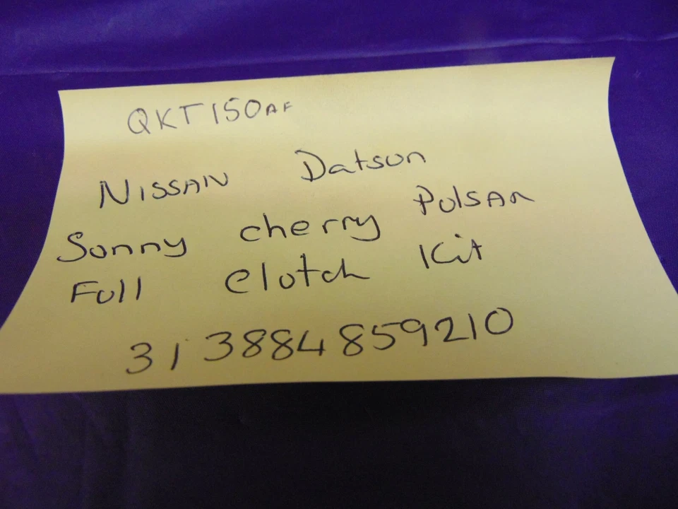 NISS AN SUNNY PULSAR CHERRY 150A 1981-90 FULL CLUTCH KIT - Image 2 of 3