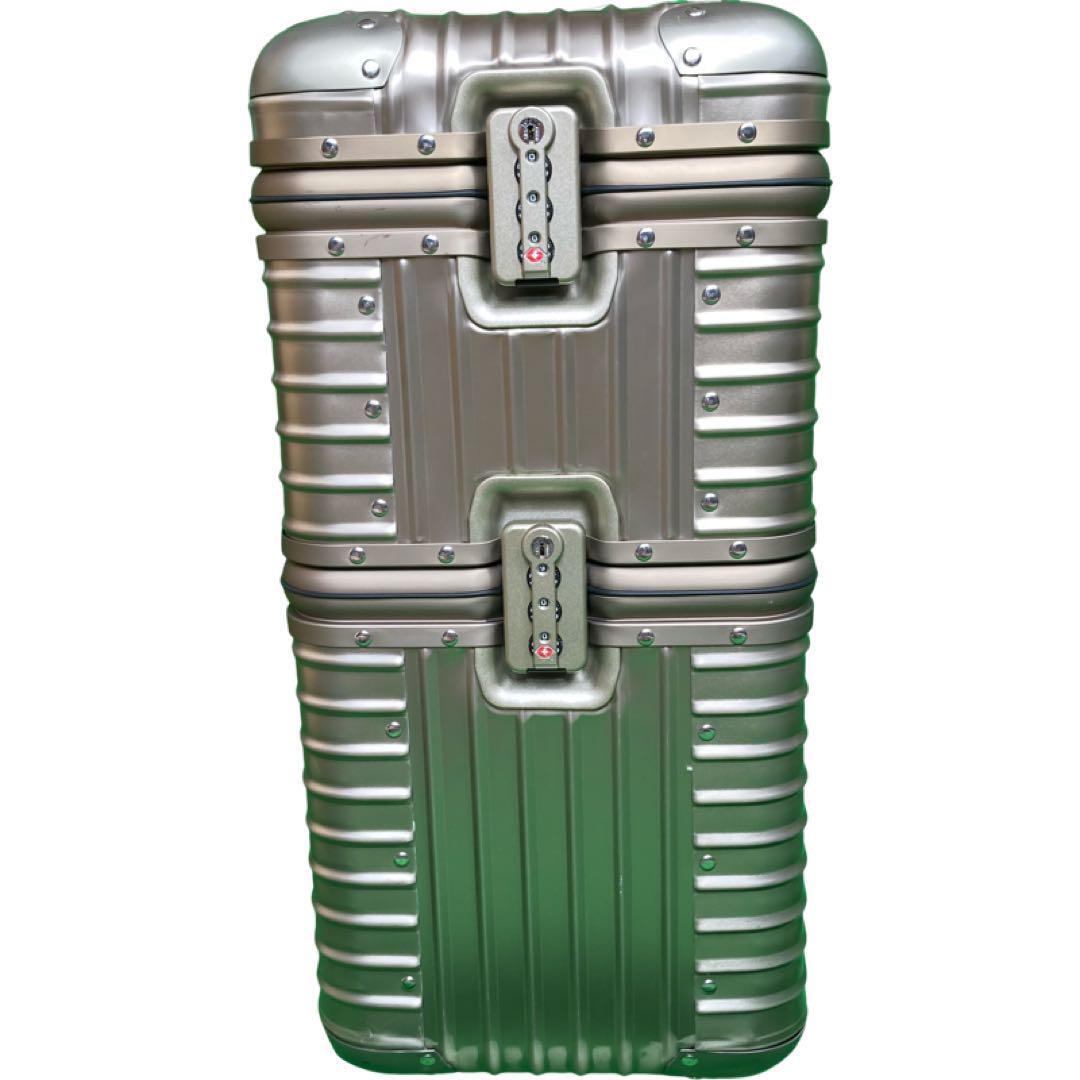 【専用】RIMOWA TOPAS TITANIUM Rimowa Topas Titanium 67L Suitcase Silver Japan Rare Wheels