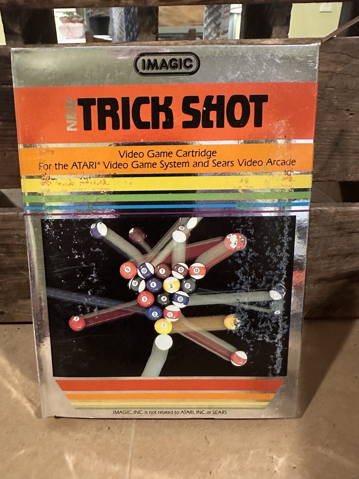 Atari 2600 Imagic Trick Shot Box and Manual eBay