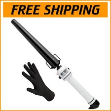 Professional Nano Ceramic Curling Iron 3/4 to 1 1/4 Inches - Shine  Volume