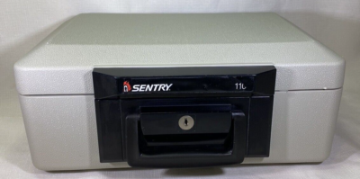 Sentry 1100 Portable Fire Safe Security Box Chest Lockbox with