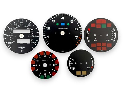 For Porsche 911 964 993 Mph Tachoscheibe Speedometer Cluster Dial Gauge Tacho