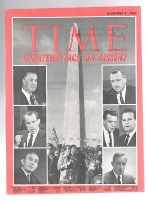 COUNTERATTACK ON DISSIDENT 1969 TIME 1 page original cover only 