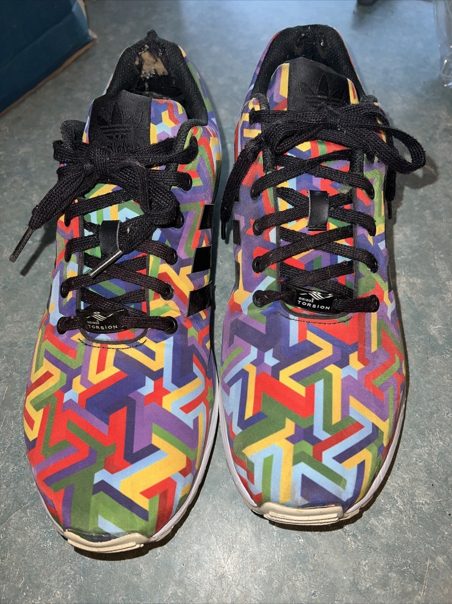 Adidas ZX Flux Torsion Multi-Color Men's Sneakers Trainers Adidas ZX Flux Torsion Multi-Color Men's Sneakers Trainers