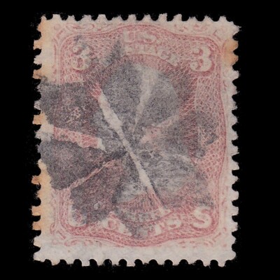 US.STAMP.1875.Washington. 3c.SCOTT 65. FANCY CANCEL