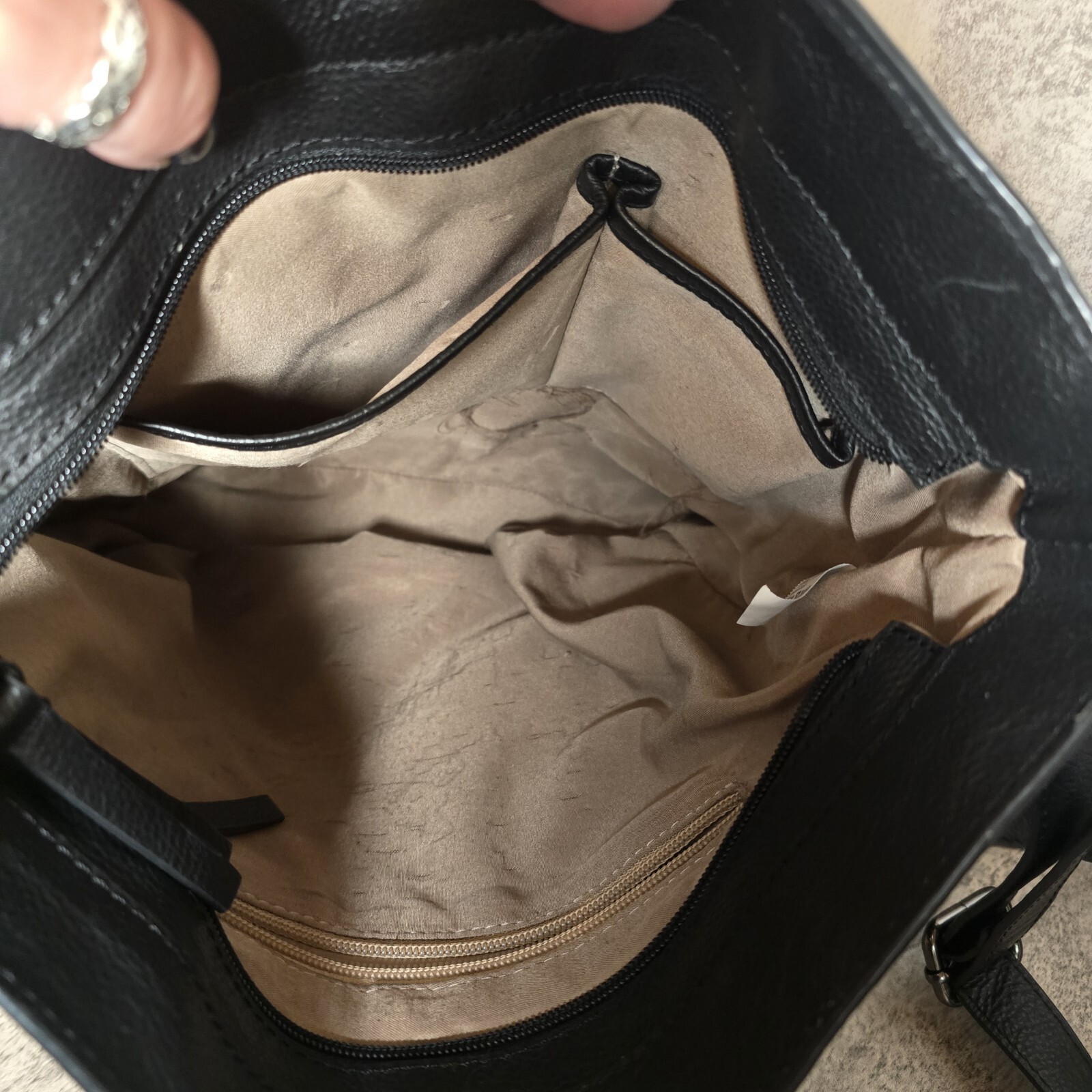 UNION CODE BLACK LEATHER CROCODILE CROSSBODY BAG … - image 6