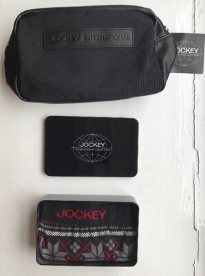 Jockey Herren Kris Kringle Trunk in Dose mit Kulturtasche - klein - 180418P-999