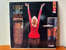 DUKE ELLINGTON "A Drum Is A Woman" collectible Jazz lp Columbia 6 eye Mono DG